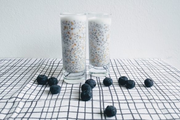 Chia & Flax Seeds Pudding with Coconut