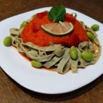 Red pepper sauce, raw and vegan