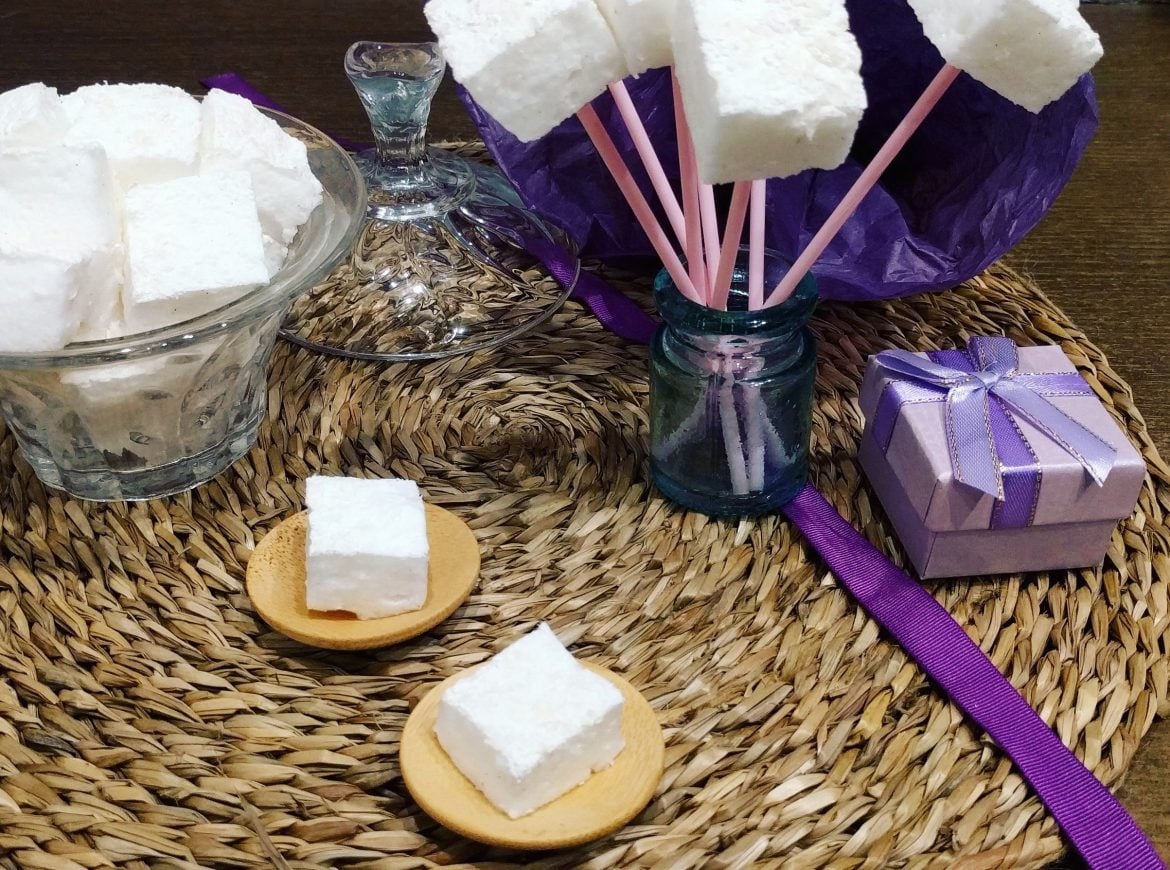 Marshmallow caseros sin azúcar: Un regalo dulce para San Valentín